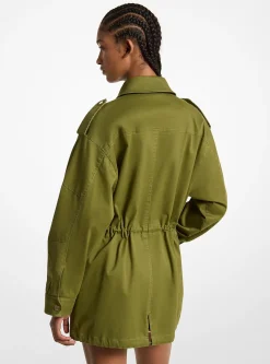 Anorak en coton biologique extensible