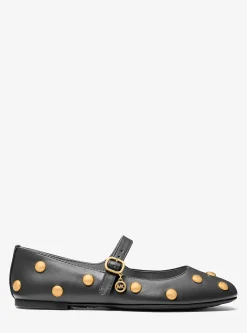 Ballerine Nellie Flex en cuir clouté