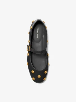 Ballerine Nellie Flex en cuir clouté