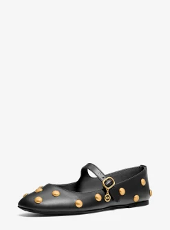 Ballerine Nellie Flex en cuir clouté
