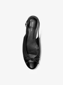 Ballerine Piper en cuir avec bride arrière