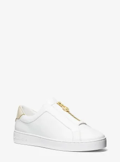Basket Keaton en cuir avec fermeture à glissière