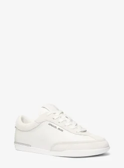 Basket Nolan en cuir et daim