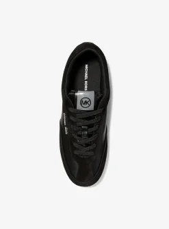 Basket Nolan en cuir et daim