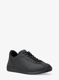 Basket Rhodes en cuir à logo Signature