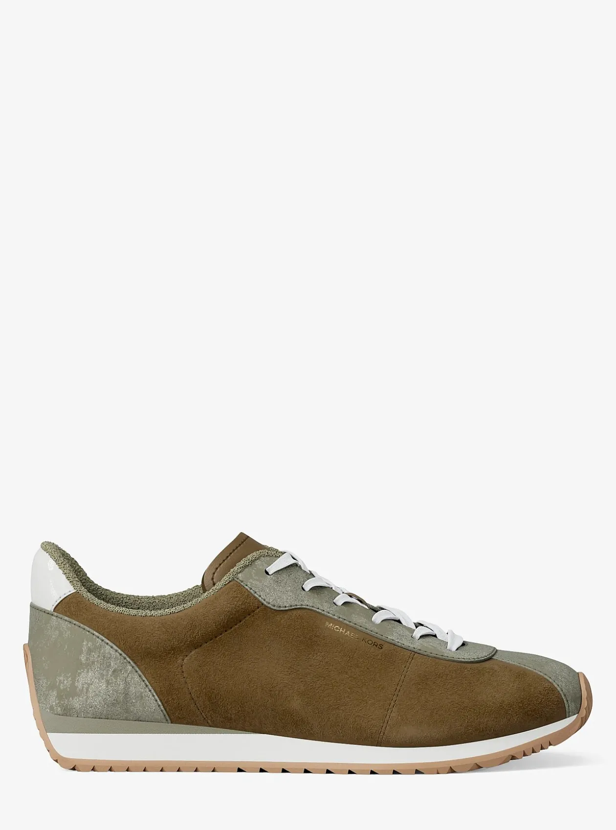 Basket Rhodes en daim à couleurs contrastées