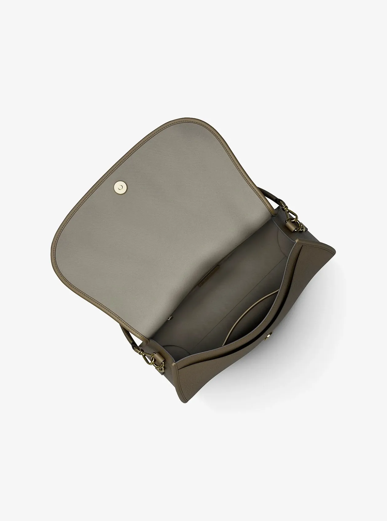 Besace convertible Holmes de taille moyenne en cuir grainé