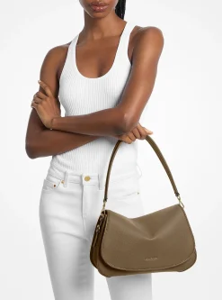 Besace convertible Holmes de taille moyenne en cuir grainé