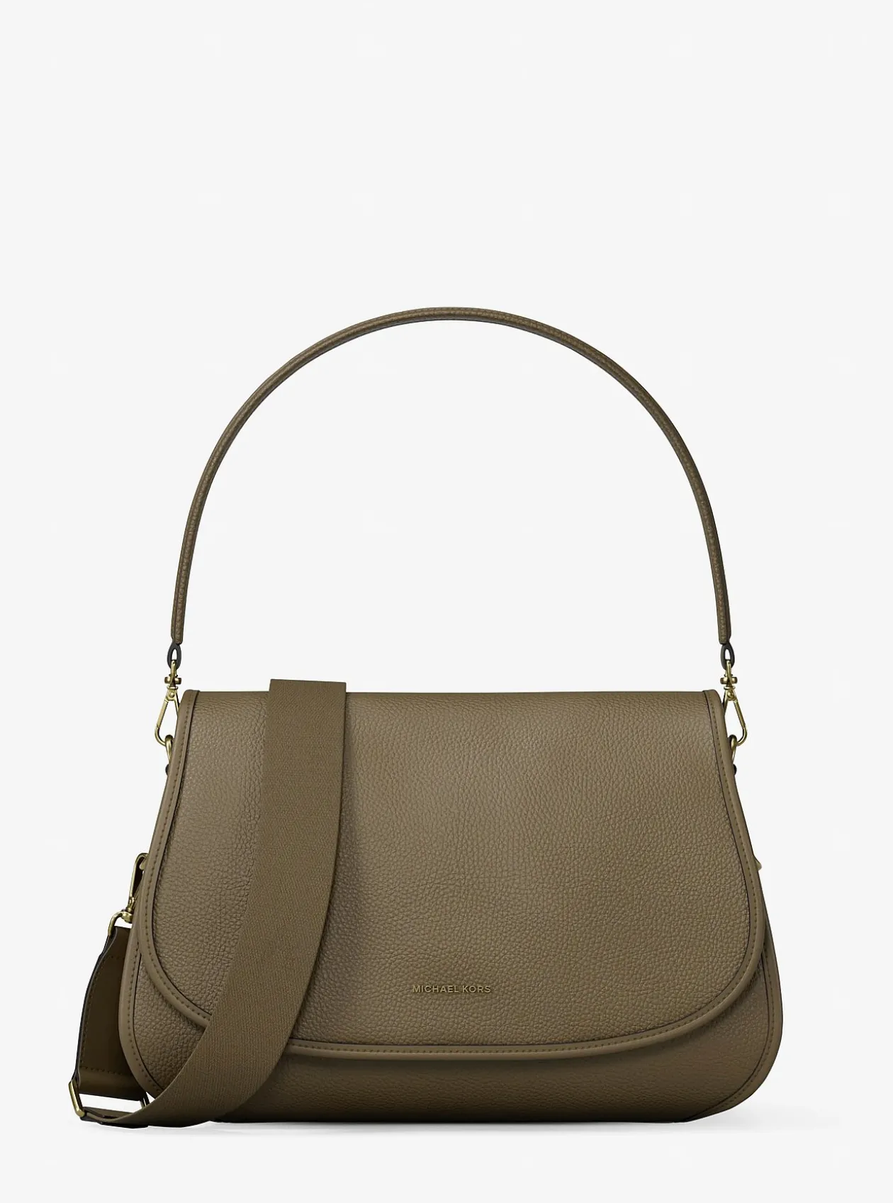 Besace convertible Holmes de taille moyenne en cuir grainé