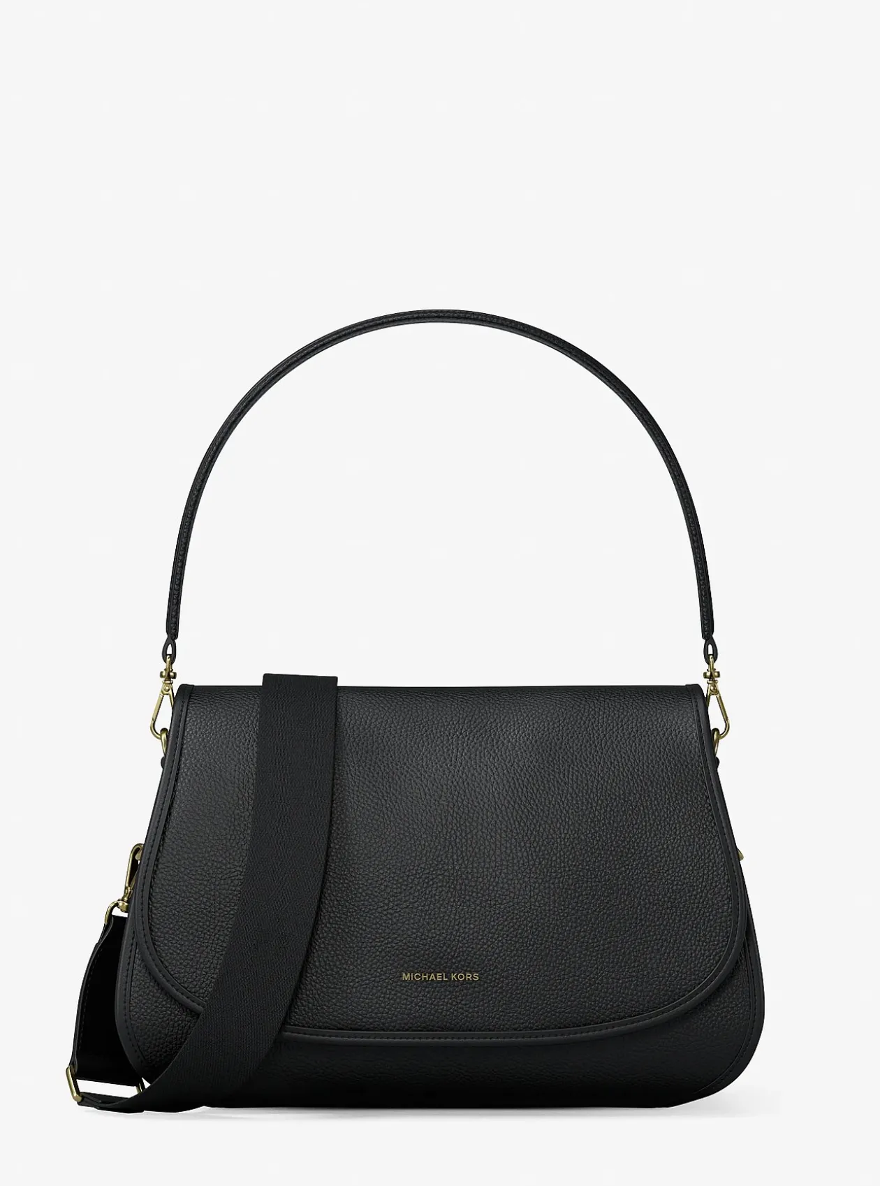Besace convertible Holmes de taille moyenne en cuir grainé