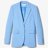 Blazer boyfriend en crêpe