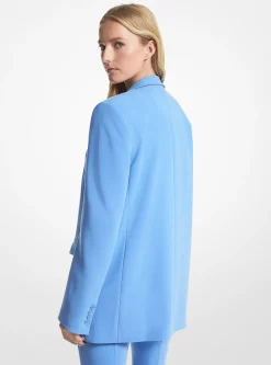 Blazer boyfriend en crêpe