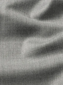 Blazer à coupe ajustée en flanelle de laine mélangée