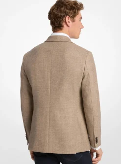 Blazer en laine naturelle
