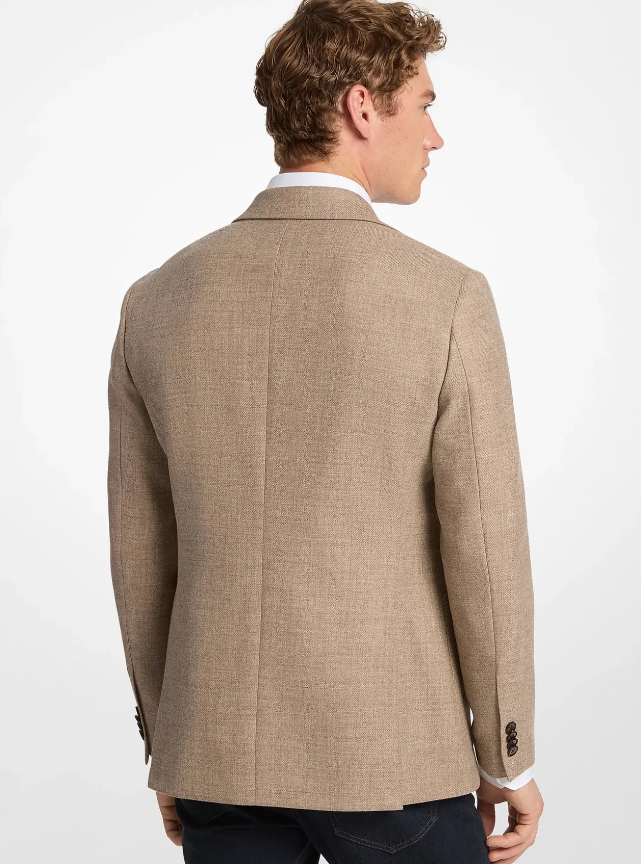 Blazer en laine naturelle