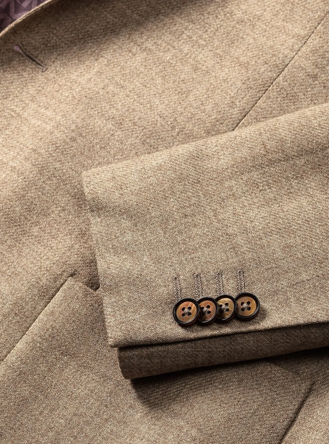 Blazer en laine naturelle