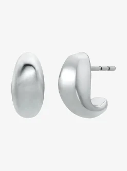 Boucles d'oreilles huggies demi-cercle