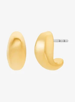Boucles d'oreilles huggies demi-cercle