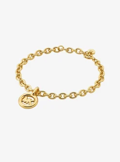 Bracelet à maillons et breloque logo