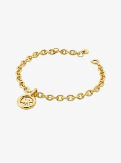 Bracelet à maillons et breloque logo