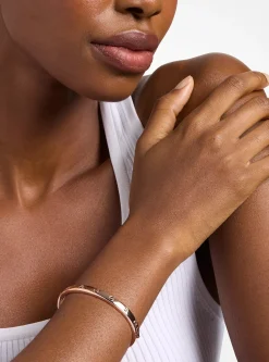 Bracelet rigide à logo