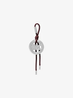 Breloque de sac MK Pop en cuir