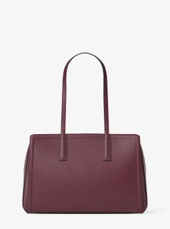 Cabas Laila de taille moyenne en cuir grainé