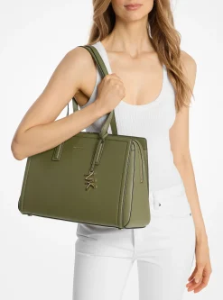 Cabas Laila de taille moyenne en cuir