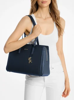 Cabas Laila de taille moyenne en cuir