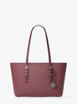 Cabas Quinn de taille moyenne en cuir à logo Signature