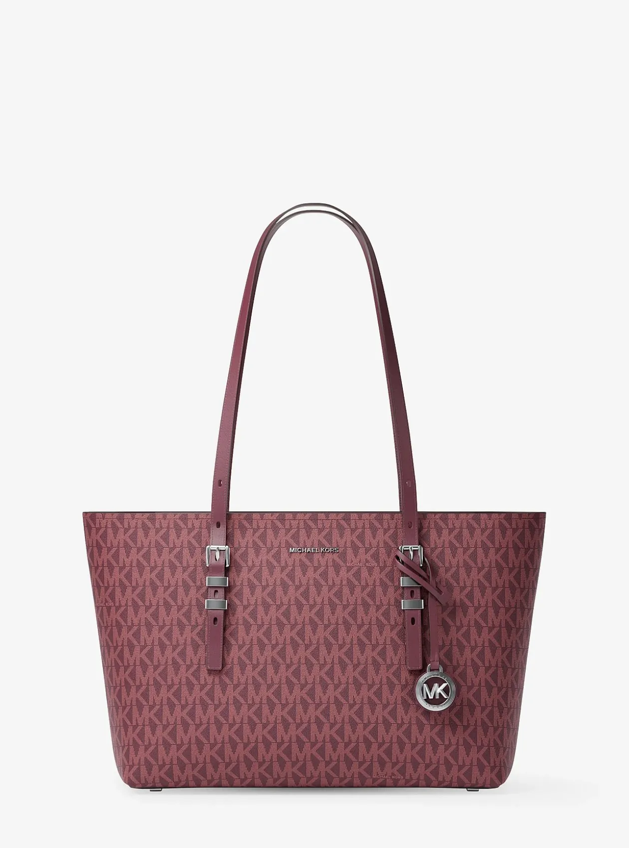 Cabas Quinn de taille moyenne en cuir à logo Signature