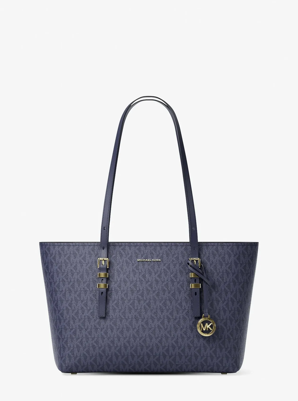Cabas Quinn de taille moyenne en cuir à logo Signature