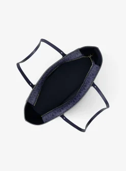 Cabas Quinn de taille moyenne en cuir à logo Signature