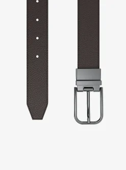 Ceinture en cuir réversible