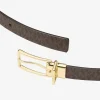 Ceinture réversible en cuir et à logo Signature