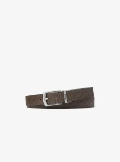 Ceinture réversible à logo Signature