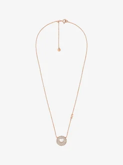 Coffret cadeau de bijoux en forme de cœur en nacre, plaqués en métal précieux et à pierres pavées