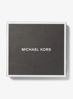 Coffret cadeau porte-cartes et ceinture avec logo Signature