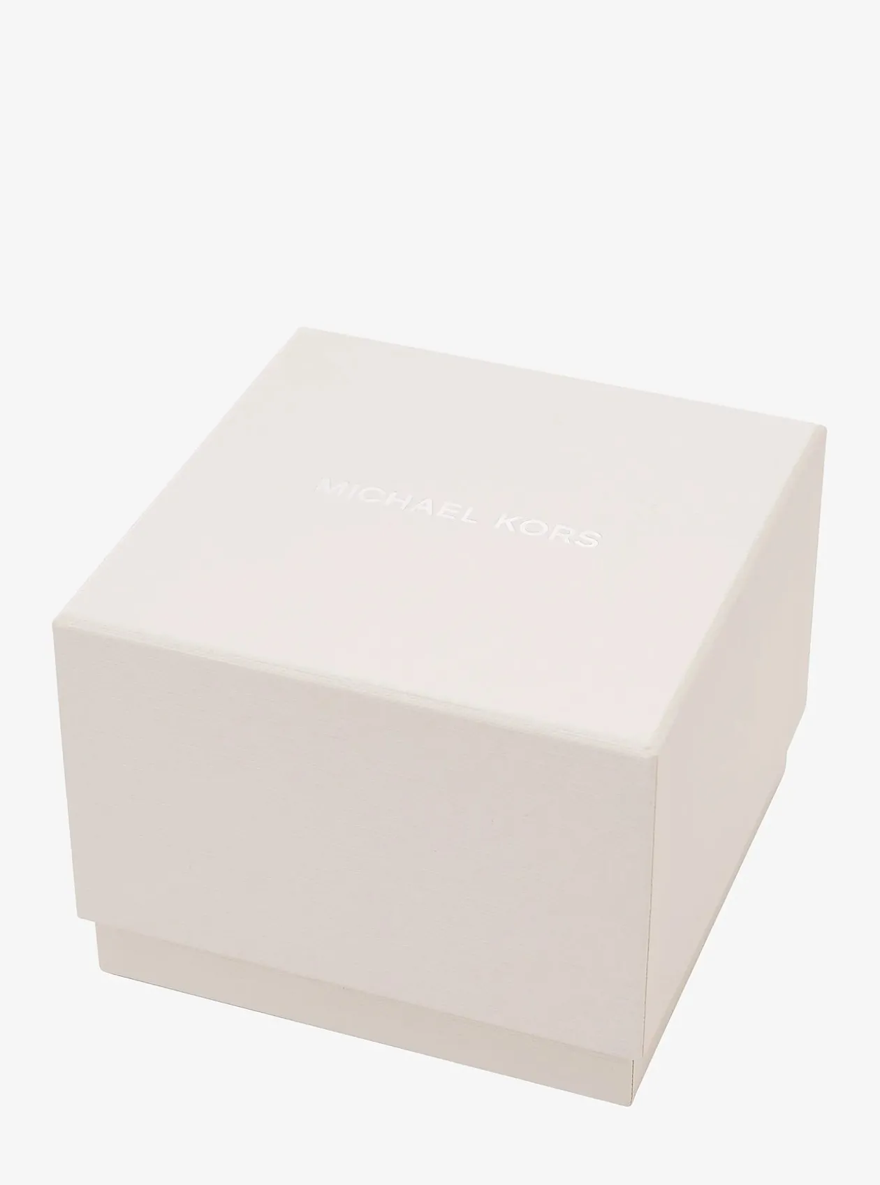 Coffret mini montre Harlowe dorée à pierres pavées et bijoux