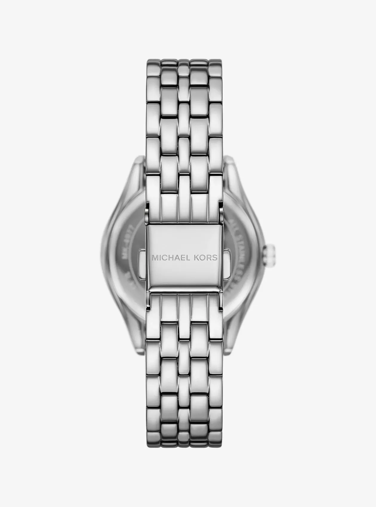 Coffret mini montre Harlowe dorée à pierres pavées et bijoux