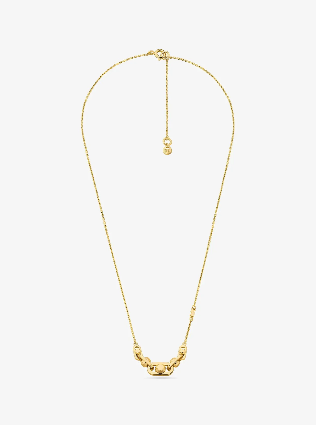 Collier Astor à maillons en argent sterling plaqué en métal précieux