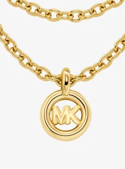 Collier à maillons et breloque MK Pop