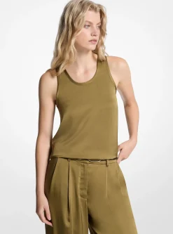 Débardeur à dos nageur en satin