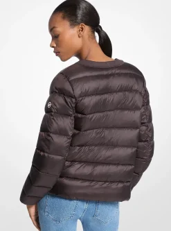 Doudoune repliable matelassée en nylon