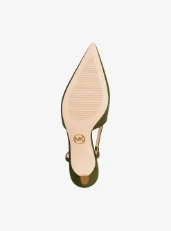 Escarpin Alora en daim avec bride arrière