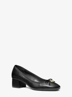 Escarpin Piper Flex en cuir à talon bloc
