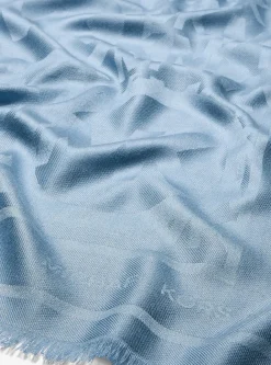 Foulard en jacquard à logo