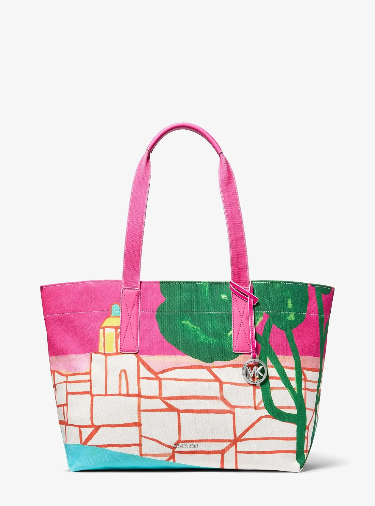 Grand cabas en toile de coton Michael Kors X Christina Zimpel