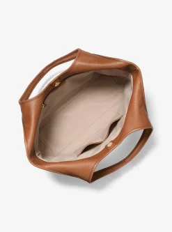 Grand cabas Henly en cuir et daim