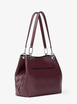 Grand cabas Kensington en cuir grainé